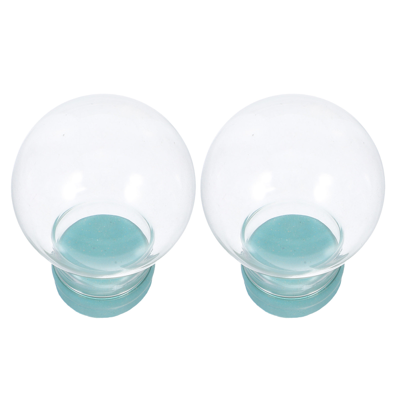 Plastic Dome Clear - 2Pcs 클리어 스노우 글로브 돔 유리