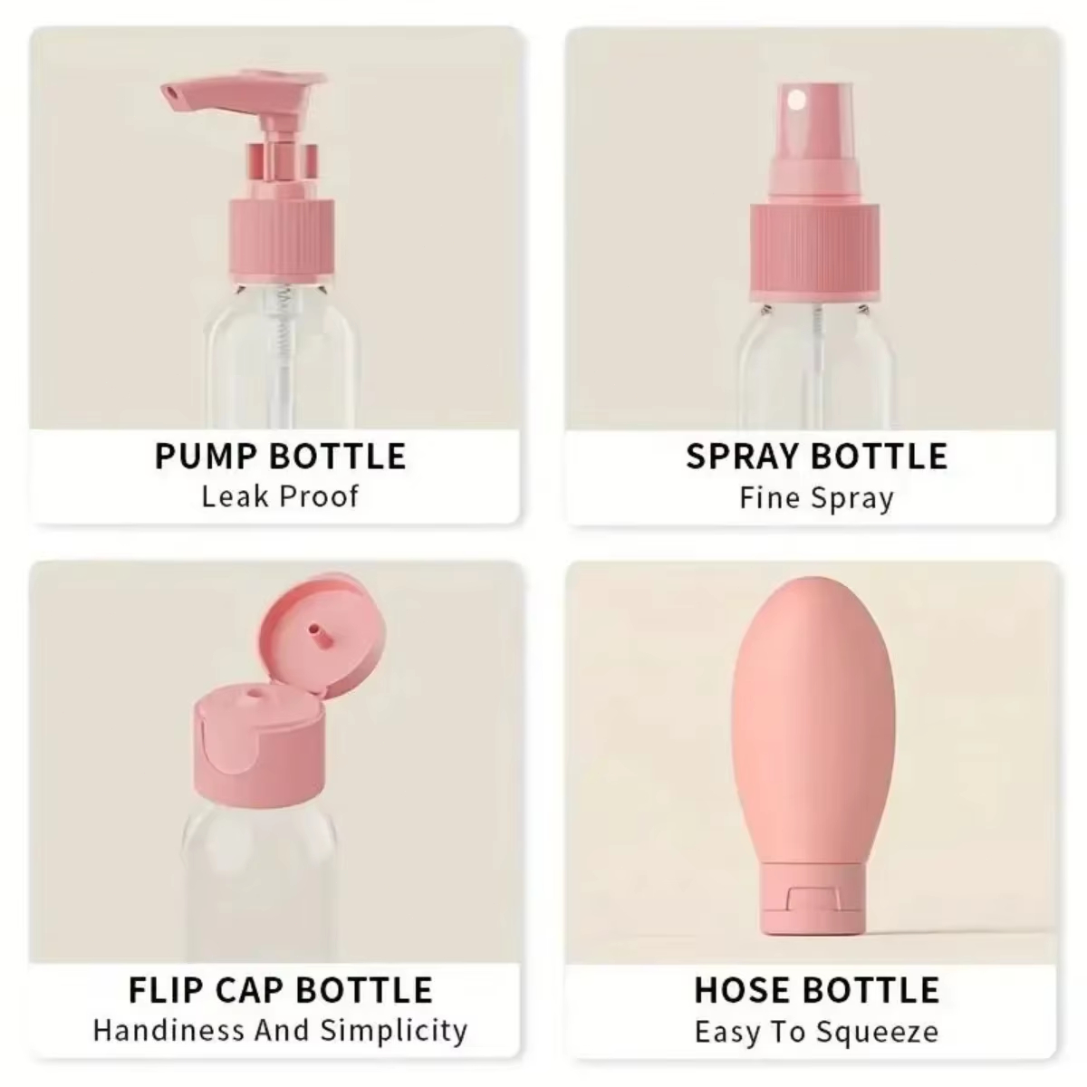 여행용 병 세트(보관 가방 포함) 여행용 사이즈 빈 용 - Misting Bottle Fine 리뷰 및 가격