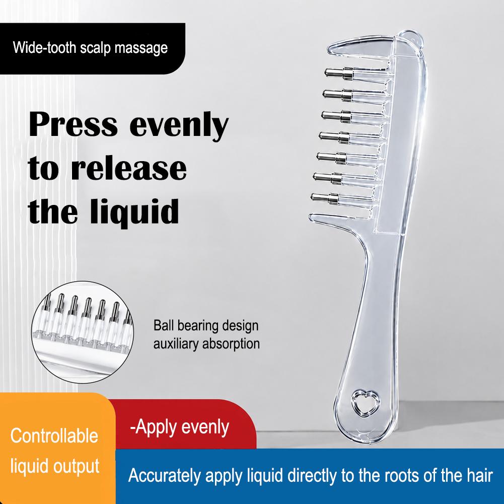 헤어 에센셜 오일 도포용 빗 롤러볼 액체 가이드 빗 두 - Root Stimulator Liquid 리뷰 및 가격